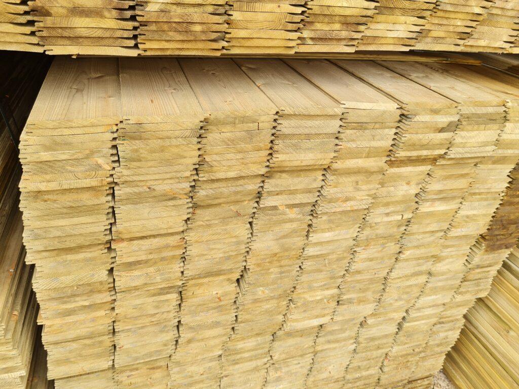 12mm Matchboard Timber Cladding