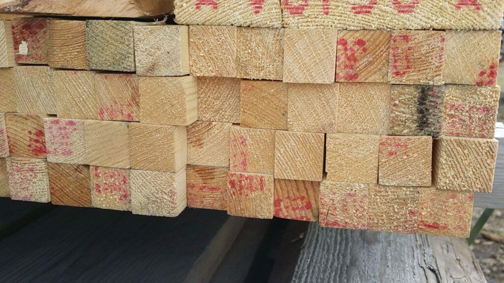 1x1 Planed Untreated Timber