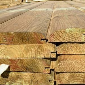 Tanalised Loglap Cladding (20mm x 120mm)