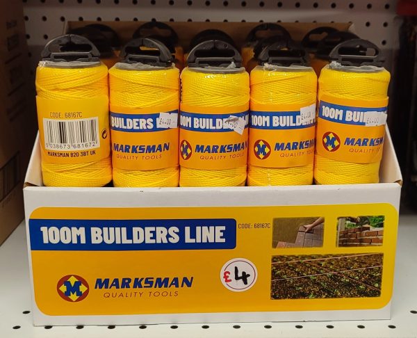 Marksman - 100m Builders Line - Trade Timber Supplies Ltd