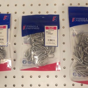 Netting Staples (Various Sizes)