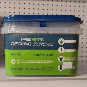 Perry Decking Screws (4.5mm x 75mm)
