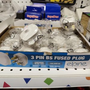 Elpine - 3 Pin BS Fused Plug